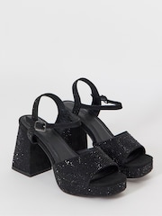Sort - Simply Be Plateau Sandaler med Hæl - Billede 2 af 4