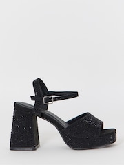 Sort - Simply Be Plateau Sandaler med Hæl - Billede 3 af 4