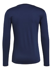adidas Navy Blue Teamwear Base Layer Long Sleeve Top - Image 7 of 7