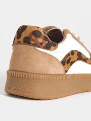 Simply Be Natural Wide Fit Chunky Retro Trainers - Image 3 of 4