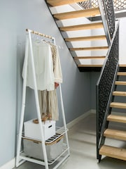 Brabantia White Small Linn Clothes Rail And Storage Unit - Image 1 of 4