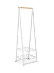 Brabantia White Small Linn Clothes Rail And Storage Unit - Image 3 of 4