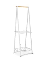 Brabantia White Small Linn Clothes Rail And Storage Unit - Image 4 of 4