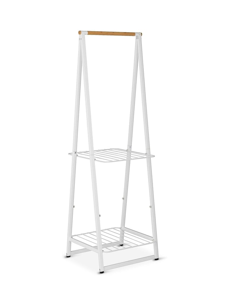 Brabantia White Small Linn Clothes Rail And Storage Unit - Image 4 of 4
