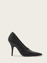 AllSaints Black Vera Court Shoes - Image 3 of 7