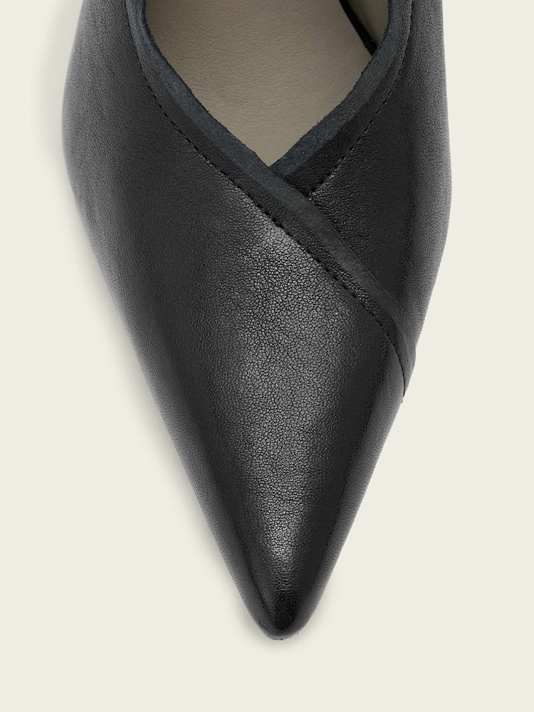 AllSaints Black Vera Court Shoes - Image 7 of 7 AllSaints Black Vera Court Shoes - Image 7 of 7