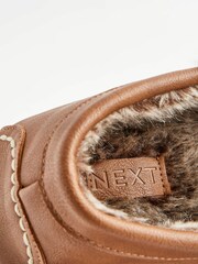 Tan Brown Moccasin Slippers - Image 6 of 6