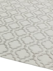 Asiatic Rugs Grey Dixon Textured Geo Rug - Image 2 of 5