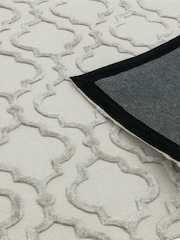 Asiatic Rugs Grey Dixon Textured Geo Rug - Image 4 of 5