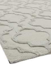 Asiatic Rugs Grey Dixon Textured Geo Rug - Image 5 of 5