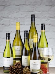 Le Bon Vin Set of 6 World Chardonnay White Wine Selection - Image 2 of 2