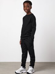 Gym King Black Victory Loopback Crew Neck Sweat Top - Image 4 of 4