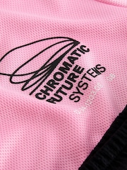 Pink/Black Mesh T-Shirt and Shorts Set (3-16yrs) - Image 3 of 4