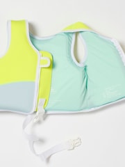 Sunnylife Green Stripe Into The Wild Swim Vest - Image 7 of 9