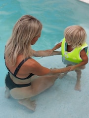 Sunnylife Green Stripe Into The Wild Swim Vest - Image 9 of 9