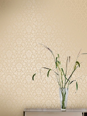 Laura Ashley Linen Annecy 10M Wallpaper - Image 1 of 5