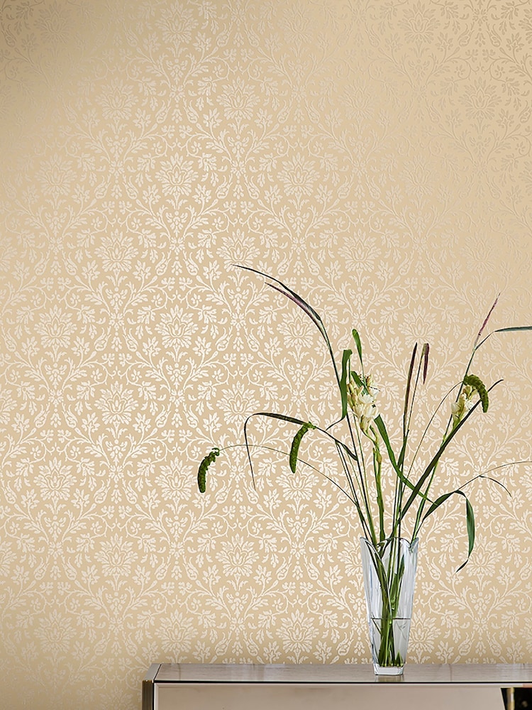 Laura Ashley Linen Annecy 10M Wallpaper - Image 1 of 5