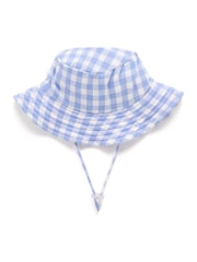 Purebaby Blue Wide Brim UPF50+ Swim Hat - Image 1 of 2