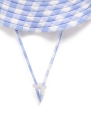 Purebaby Blue Wide Brim UPF50+ Swim Hat - Image 2 of 2