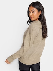 PixieGirl Petite Natural Collared Jumper - Image 2 of 4