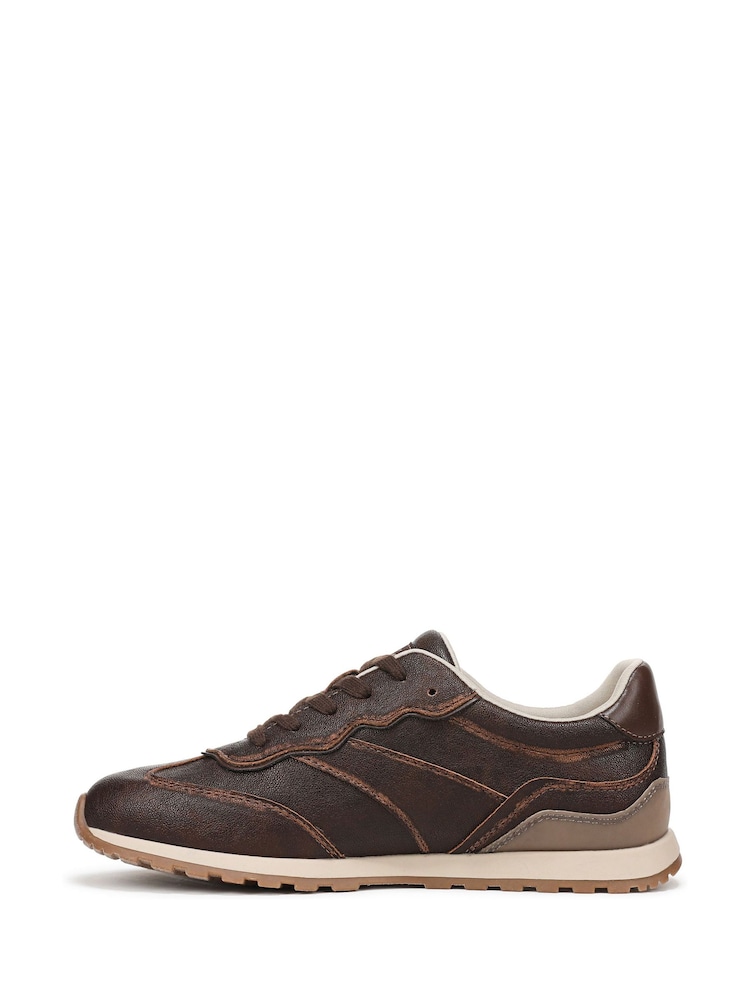 Blowfish Malibu Brown Valley Regular Fit Lace-Up Trainers - Image 2 of 7 Blowfish Malibu Brown Valley Regular Fit Lace-Up Trainers - Image 2 of 7