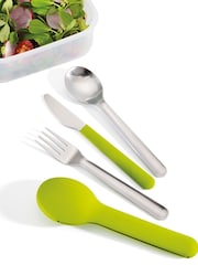Joseph Joseph Green GoEat Compact Stainless Steel Cutlery Set - Image 1 of 4