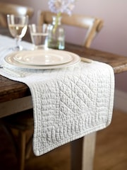 Mary Berry Ivory Signature 100% Cotton Table Runner - Image 1 of 4