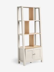 Cream Malvern Oak Effect Storage Ladder Shelf - Image 8 of 9