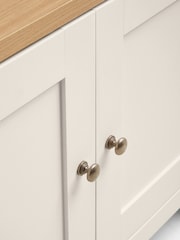 Cream Malvern Oak Effect Storage Ladder Shelf - Image 9 of 9