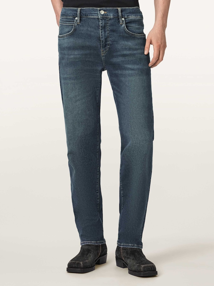 AllSaints Blue Sid Ultra Jeans - Image 1 of 8 AllSaints Blue Sid Ultra Jeans - Image 1 of 8
