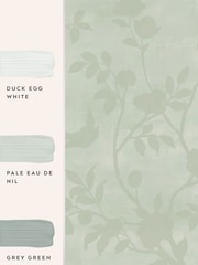 Laura Ashley Eau de Nil Eglantine Silhoutte 10M Wallpaper - Image 4 of 4