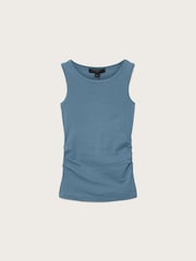 AllSaints Blue Katarina Tank - Image 7 of 7