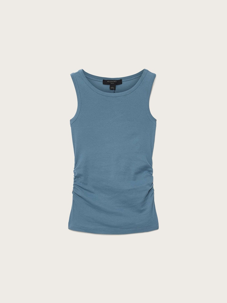 AllSaints Blue Katarina Tank - Image 7 of 7
