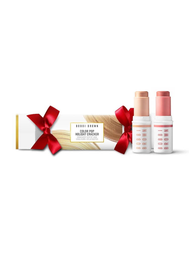 Bobbi Brown Morning Dew, Flirty Peach Colour Pop Christmas Cracker Gift Set (Worth £60) - Image 1 of 6