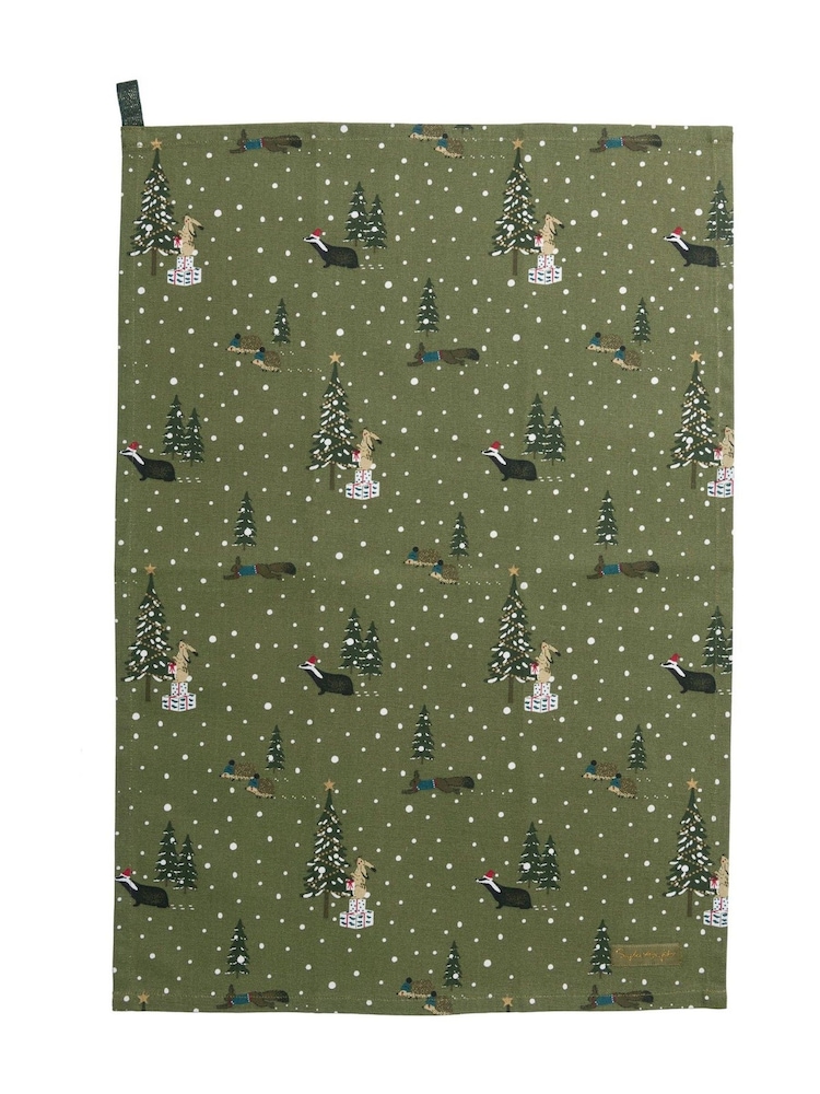 Sophie Allport Set of 2 Festive Forest Tea Towel - Bild 2 von 2 Sophie Allport Set of 2 Festive Forest Tea Towel - Bild 2 von 2