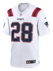 Nike White NFL New England Patriots Game Road Jersey - James White - Image 2 of 3