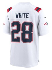 Nike White NFL New England Patriots Game Road Jersey - James White - Image 3 of 3