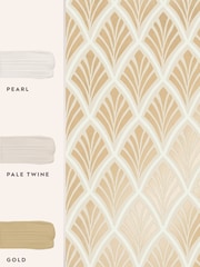Laura Ashley Gold Florin 10M Wallpaper - Image 4 of 4