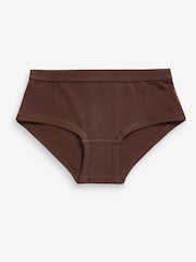 Truffle Brown 5 Pack Hipster Briefs (5-16yrs) - Image 2 of 3