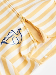 Yellow Baby Zip Sleepsuits 3 Pack (0mths-2yrs) - Image 5 of 8