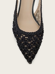 AllSaints Black Violet Slingbacks - Image 4 of 7