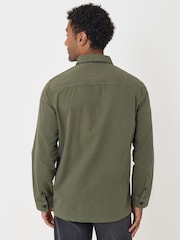 أخضر - Threadbare Cotton Patch Pocket Shacket - صورة 4 من 5