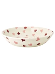 Emma Bridgewater Cream Pink Hearts Medium Pasta Bowl - Image 2 of 4