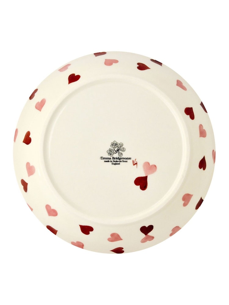 Emma Bridgewater Cream Pink Hearts Medium Pasta Bowl - Image 4 of 4