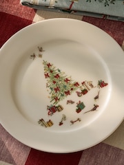 Sophie Allport White Cosy Christmas China Side Plate - Image 2 of 3