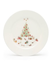 Sophie Allport White Cosy Christmas China Side Plate - Image 3 of 3