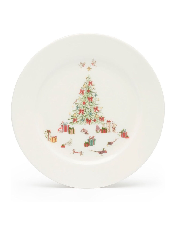 Sophie Allport White Cosy Christmas China Side Plate - Image 3 of 3 Sophie Allport White Cosy Christmas China Side Plate - Image 3 of 3