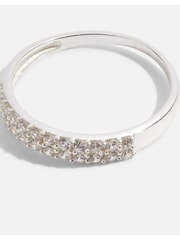 Accessorize White Encrusted Band Ring - Image 2 of 2
