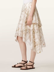 AllSaints White Manoy Skirt - Image 3 of 6