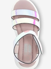 Metallic Memory Foam Sporty Sandals - Image 3 of 5